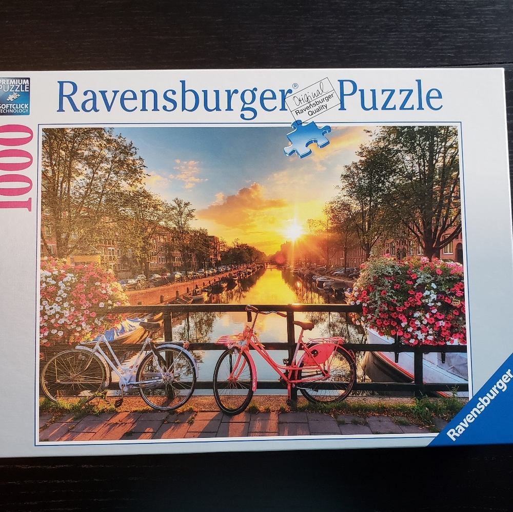 Ravensburger 1000 Piece Puzzle Amsterdam Bicycles